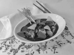 Paneer in Hot Black Bean Sauce