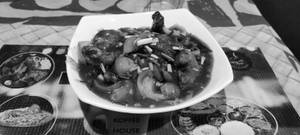 Prawn chilli gravy