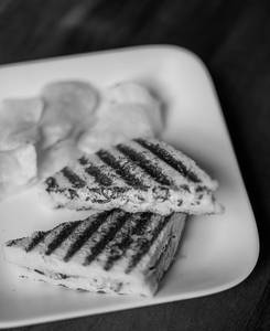 Creamy Corn & Spinach Sandwich