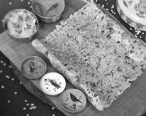 Rava Onion Masala Dosa BF