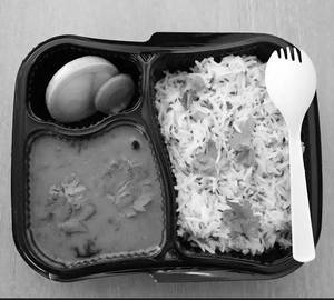 Dal Fry With Steam Rice
