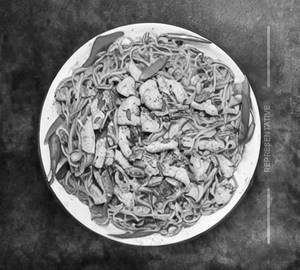 Chicken Burnt Garlic Chilli Noodles