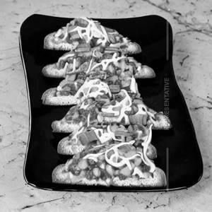 Three Cheese Chilli Toast