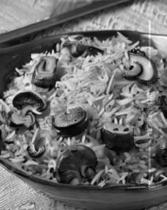 Mushroom Schezwan Rice
