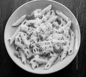White cheese pasta