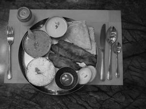 Bombil Thali With Chappati