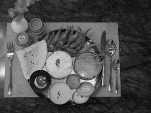 Mandeli Thali With Bhakri