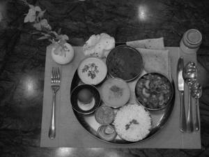 Veg. Thali With Chappati