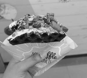 Hulk's Rocky Road Waffle