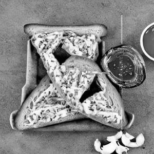 Open Garlic Toast
