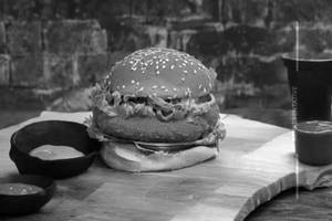 Tandoori chicken burger
