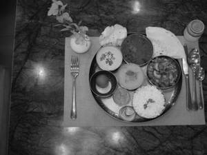 Veg. Thali With Bhakri
