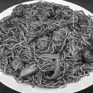 Veg Manchurian Noodles