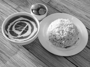 Dal Makhani With Rice