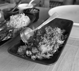 Smoked Pork Dry Bamboo Shoot