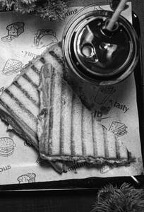 Chicken Cheese Grilled Sandwich