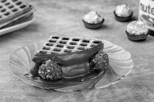 Nutella Rocher Belgian Waffle