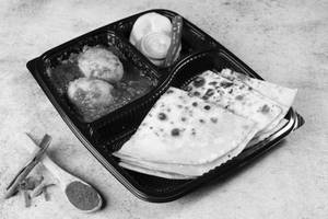 Roti/rice Egg Curry Combo