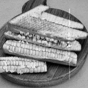 Sweet Cheese Corn Sandwich 