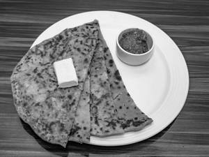 Aloo Paratha + Pickles