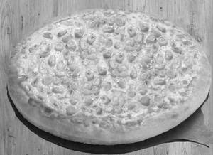 Golden corn pizza