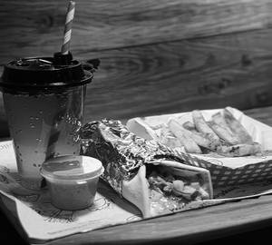 Chicken Shawarma + French Fries + Mint Mojito
