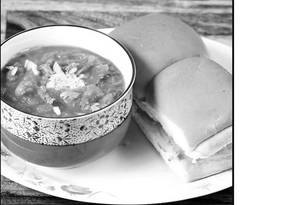 Fried Pav Bhaji