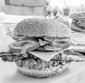 Mexican Chicken Burger