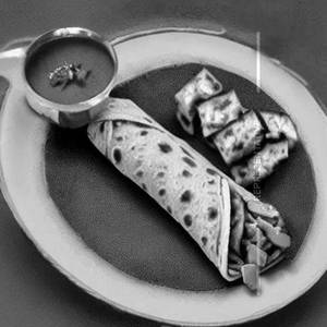 Paneer Schezwan Roll