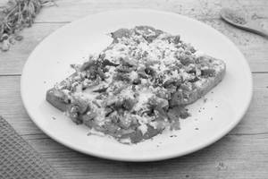 Stuff On Toast [Eggless]
