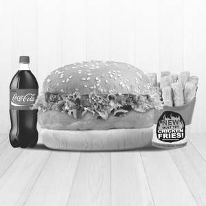 Me 9 ( Tandoori Chicken Burger + C. Fries + Drink )