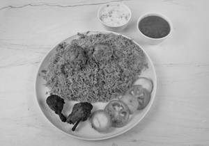 Biryani + Tandoori Lollipop
