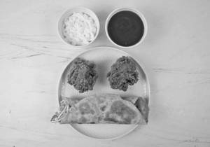 Shawarma Roll + Fried Chicken