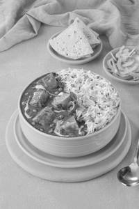 Mutter Paneer Rice Bowl