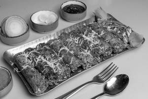 Veg seekh kebab