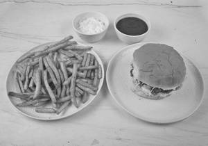 Chicken Burger + Fries