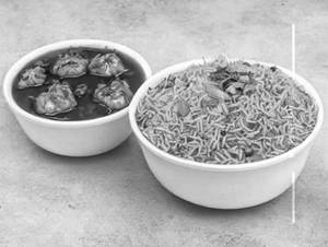 Veg Manchurian Rice Jain