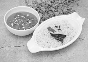 Daal fry and jeera rice combo
