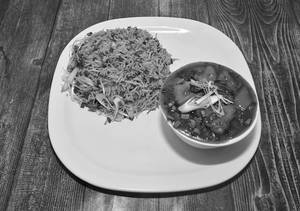 1 Fried Rice + 1 Manchurian Paneer Mix
