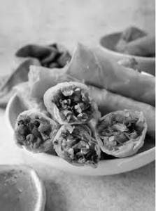Mushroom Spring Roll