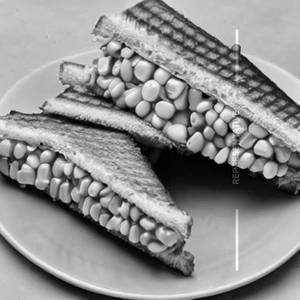 Sweet corn Cheese Sandwich