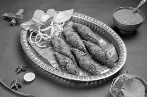Subz Kurkure Sheekh Kebab (6 Pcs)