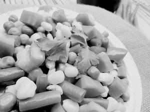 Hot Boiled Vegetable Salad