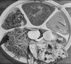 Thali with Chinese