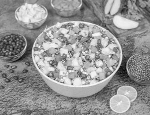 Healthy Sprout With Fresh Fruit Salad