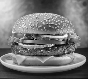 Fry Wings Fifty Fifty Burger
