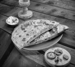 Jamaican Butter Chicken Paratha