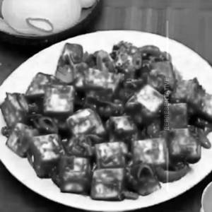 Chilli Paneer Schezwan Dry