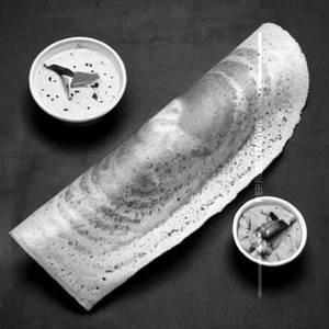Butter cheese onion dosa