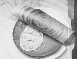 Butter Paper Onion Masala Dosa